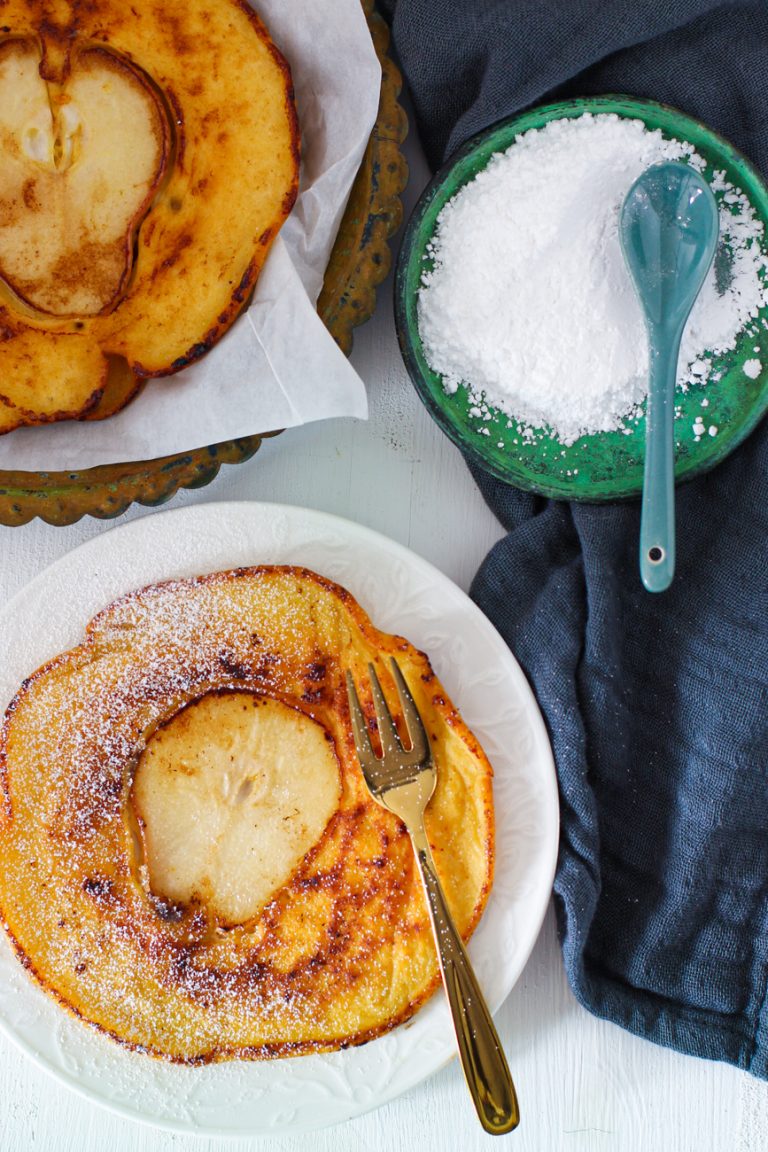 Pfannkuchen mit gebratener Birne - Holla die Kochfee